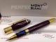 Perfect Replica Montblanc Writers Edition Daniel Defoe Rollerball Pens Gold and Red (4)_th.jpg